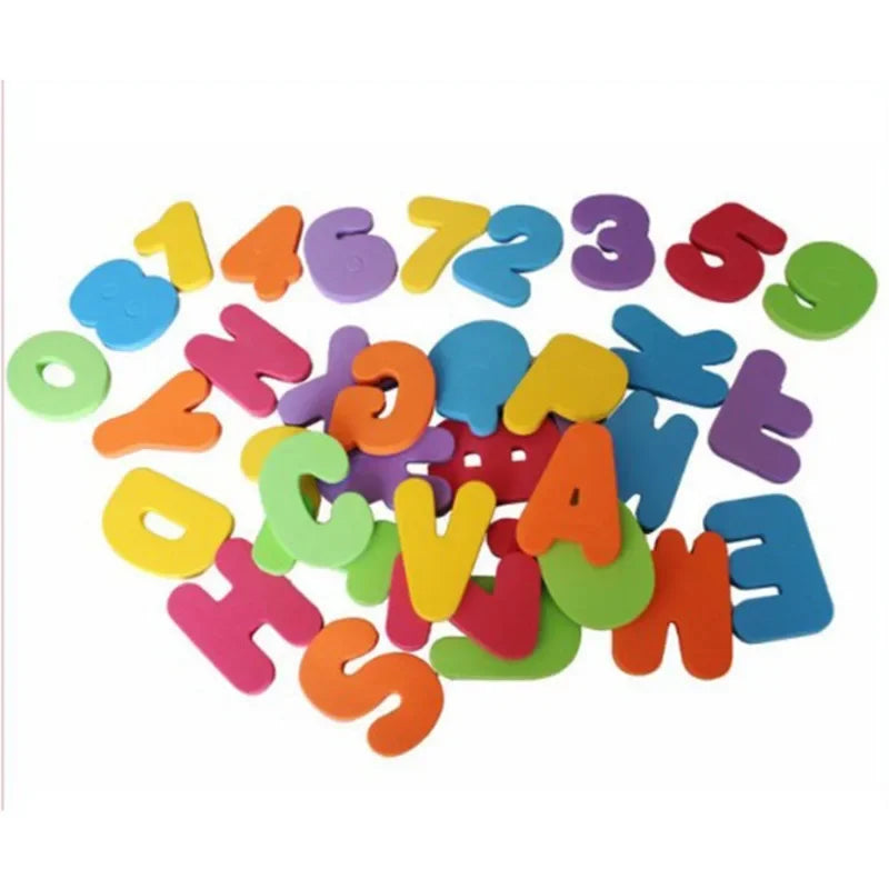 Foam letters and numbers