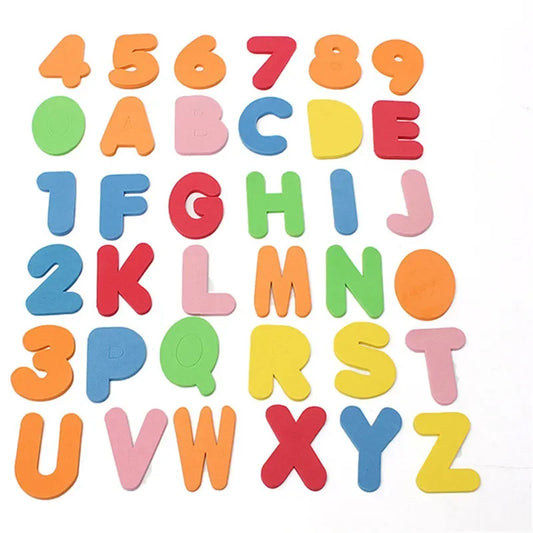 Bath Wall Letters & Numbers, the full set
